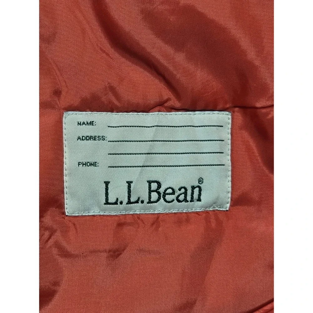LL Bean Youth Ski Coat Jacket Thinsulate‎ Hooded Large 14/16 Red Gray